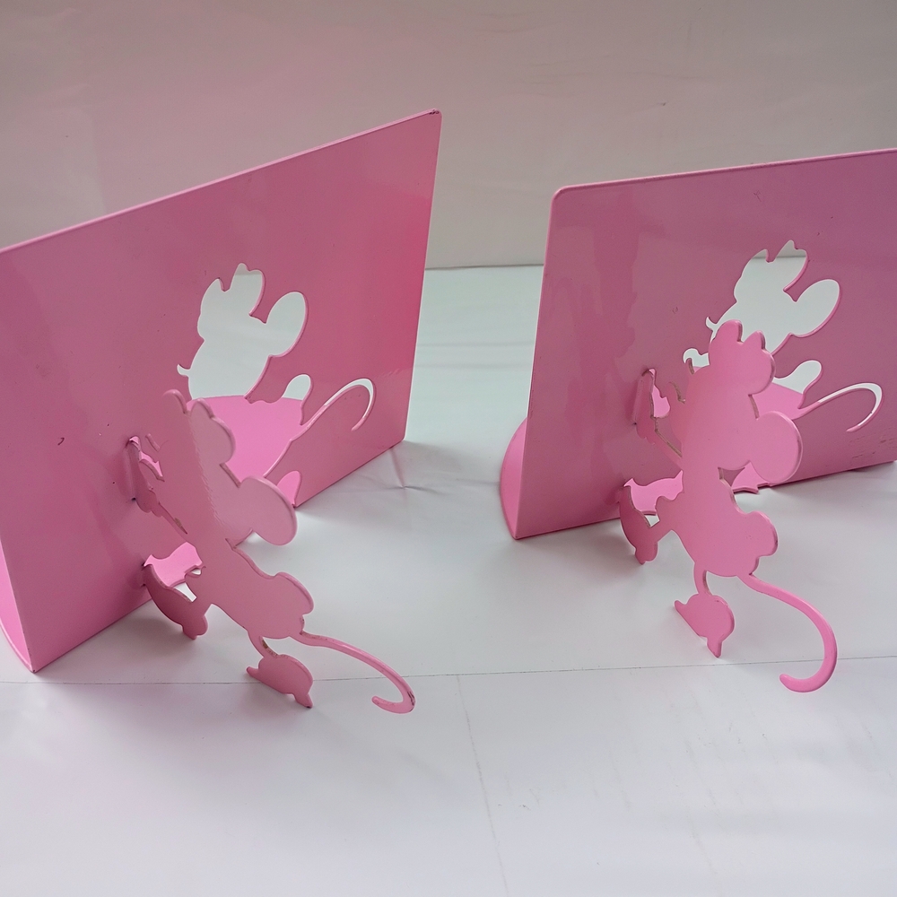 Pink Mouse Silhouette Bookends - Picture 4 of 7